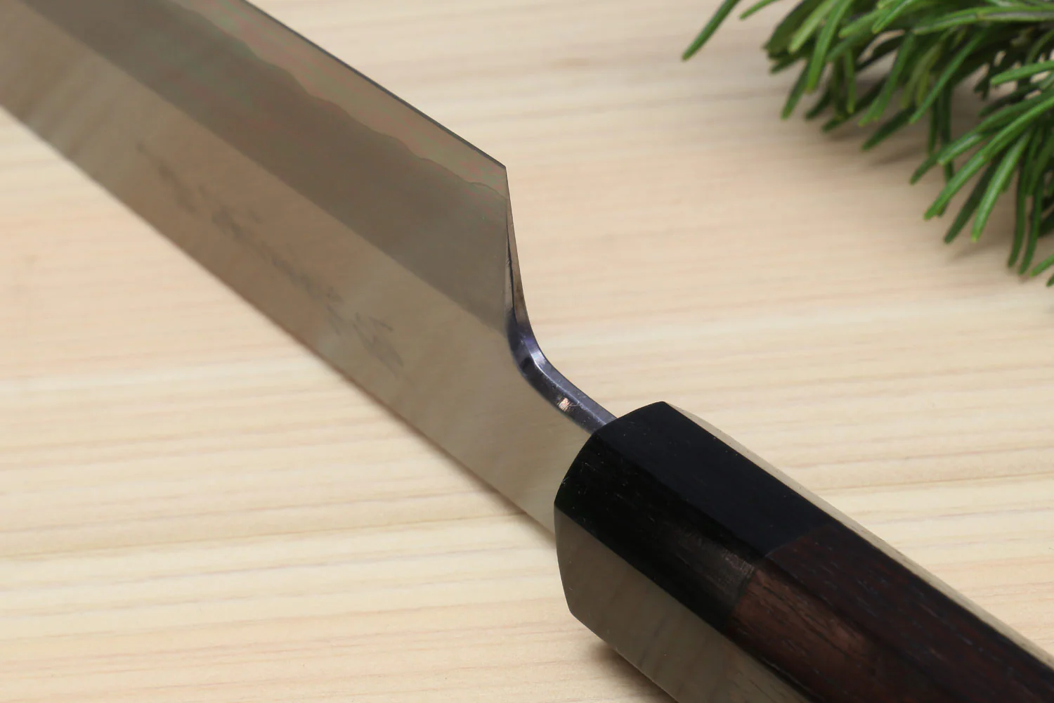 Yoshihiro Ginsan Semi-stainless Kenmuki Single Edged Vegetable Knife - Image 6