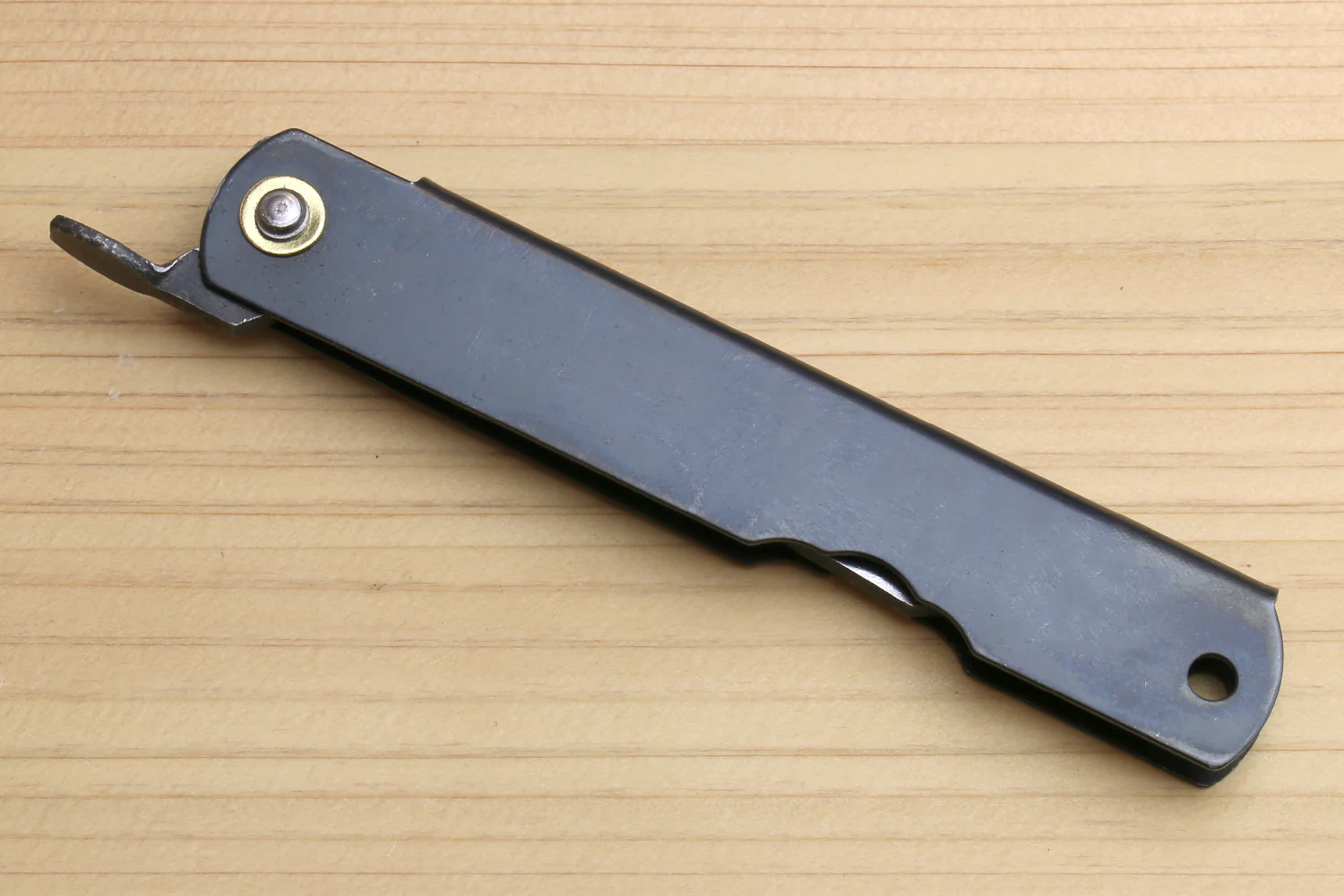 Japanese High Carbon SK-Steel Stainless Clad Kiridashi Pocket Knife - Image 5