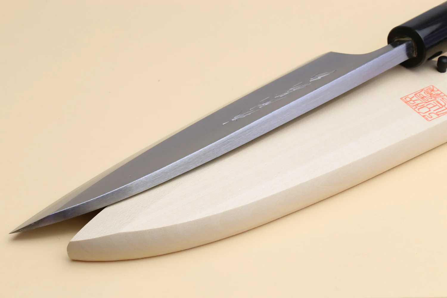 Yoshihiro Kasumi White Steel Deba Fish Fillet Knife Rosewood Handle - Image 3