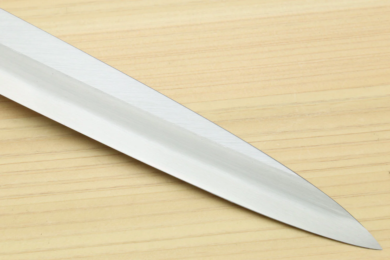 Yoshihiro Kasumi White Steel Yanagi Sushi Sashimi Japanese Knife Magnolia Handle - Image 5