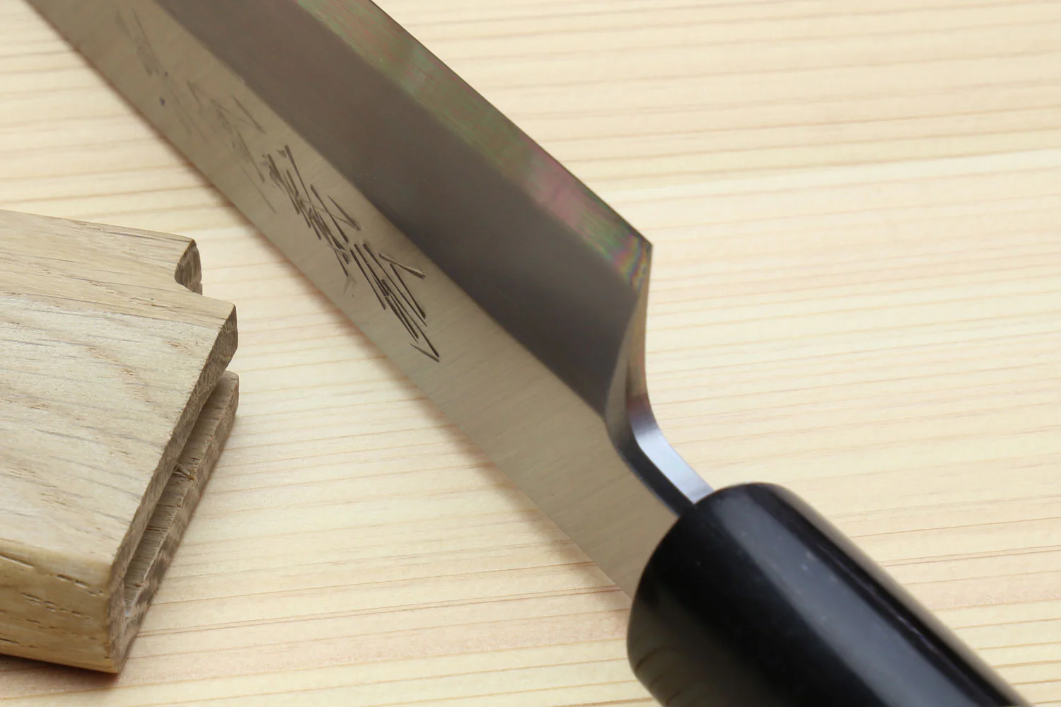 Yoshihiro Kasumi White Steel Yanagi Sushi Sashimi Japanese Knife Magnolia Handle - Image 7