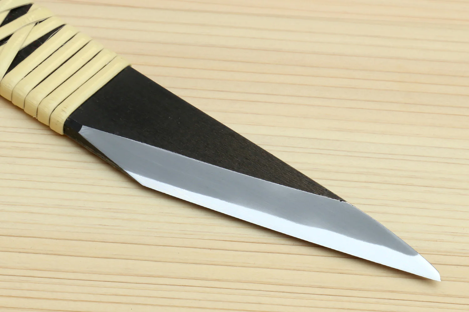 Yoshihiro High Carbon White Steel #2 Kiridashi Utility Knife 1pc - Image 4