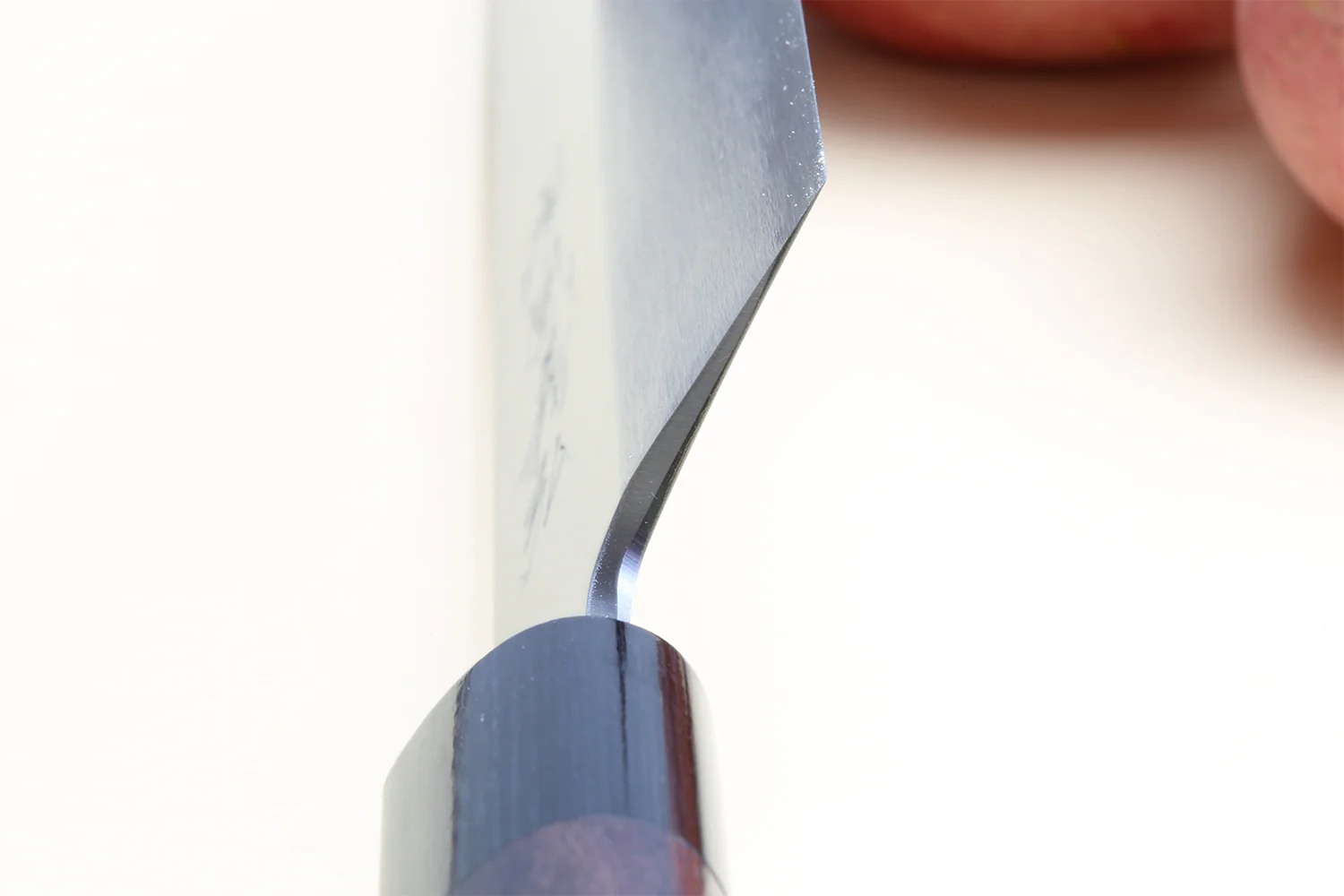Yoshihiro Kasumi White Steel Edo Usuba Traditional Japanese Vegetable Chopping Chef Knife, Rosewood Handle - Image 4