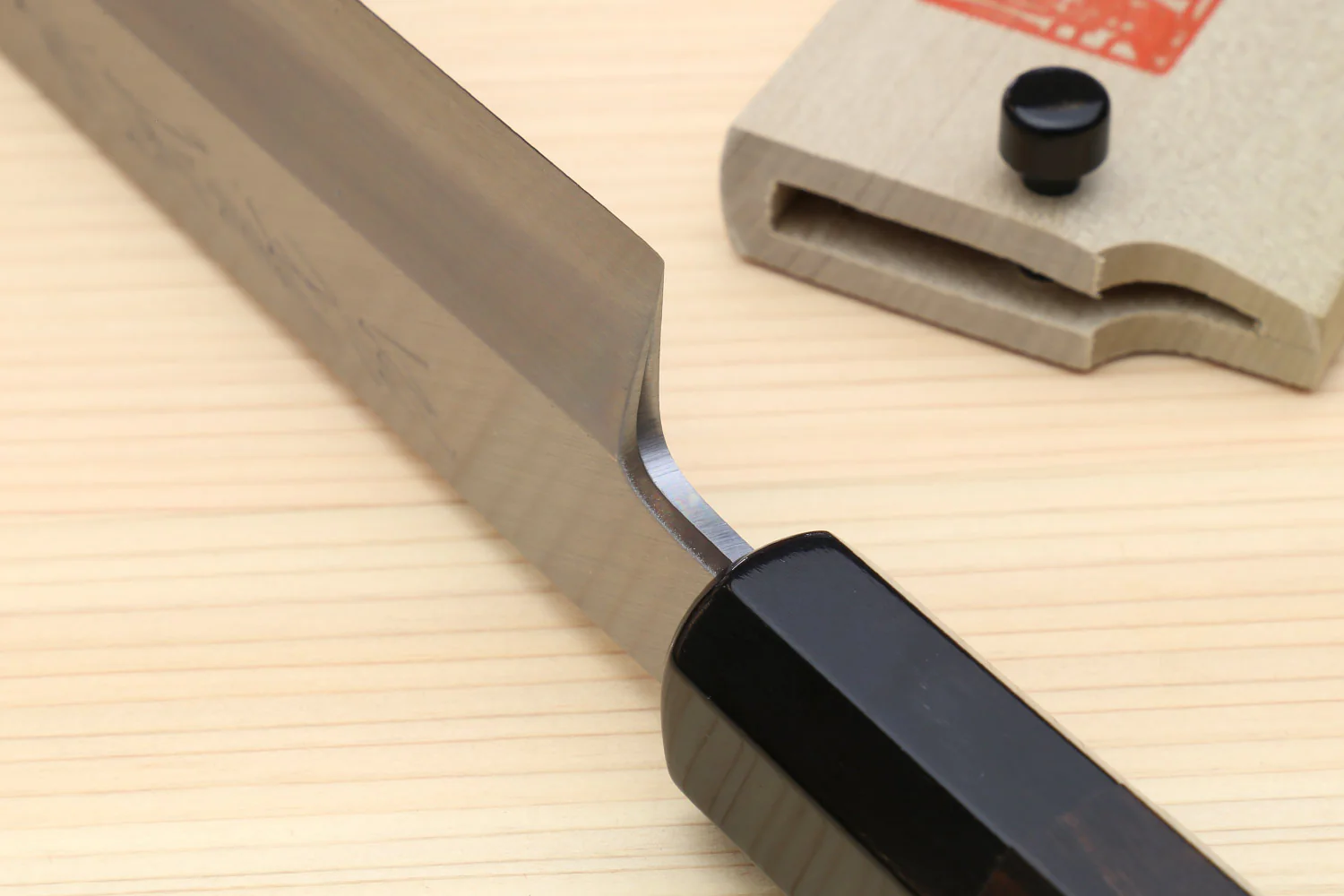Yoshihiro Kasumi White Steel Yanagi Sushi Sashimi Japanese Knife Ebony Handle 270 - Image 5