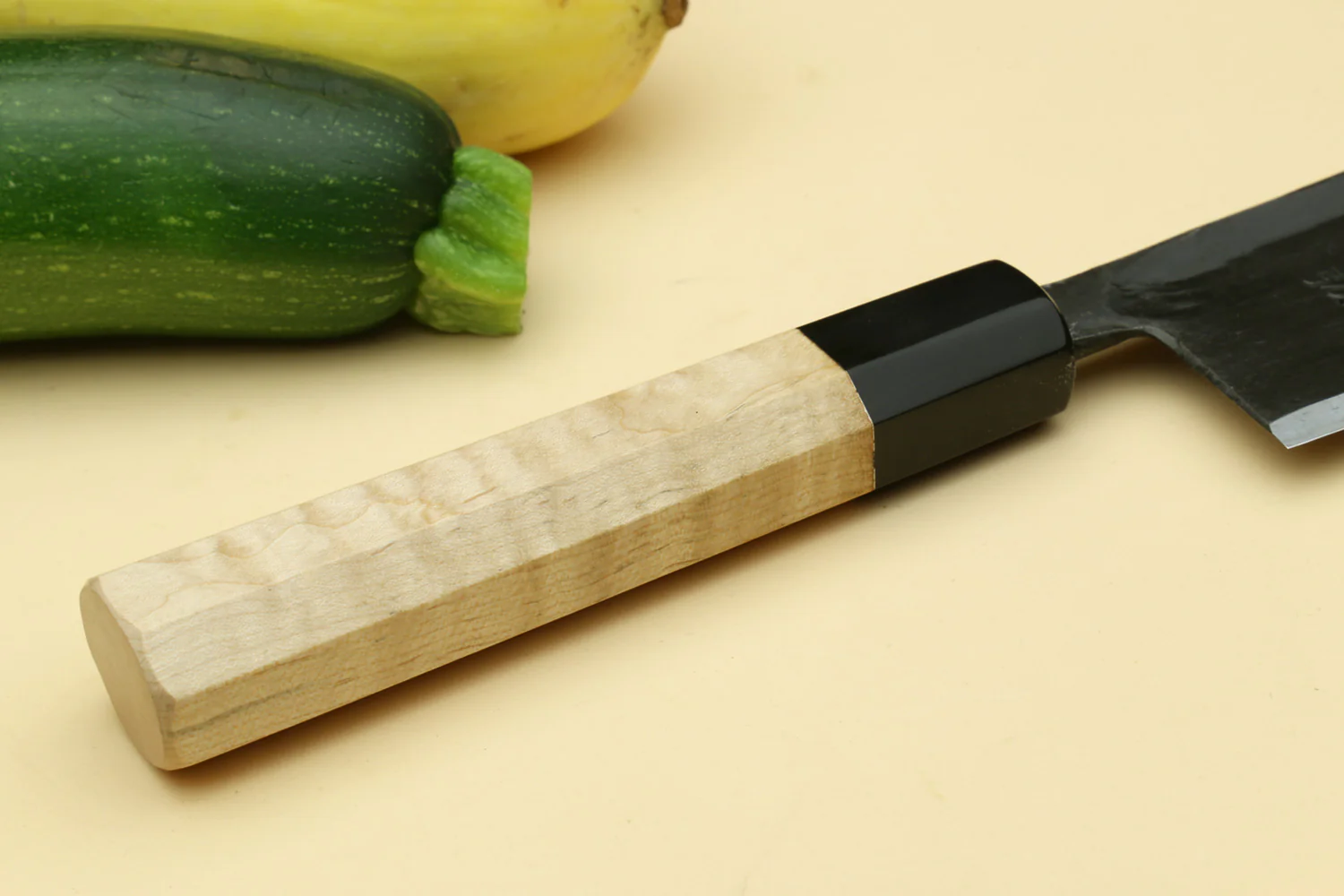 Yoshihiro Kurouchi High Carbon White Steel #2 Paring Japanese Knife with Camphor Handle - Image 8