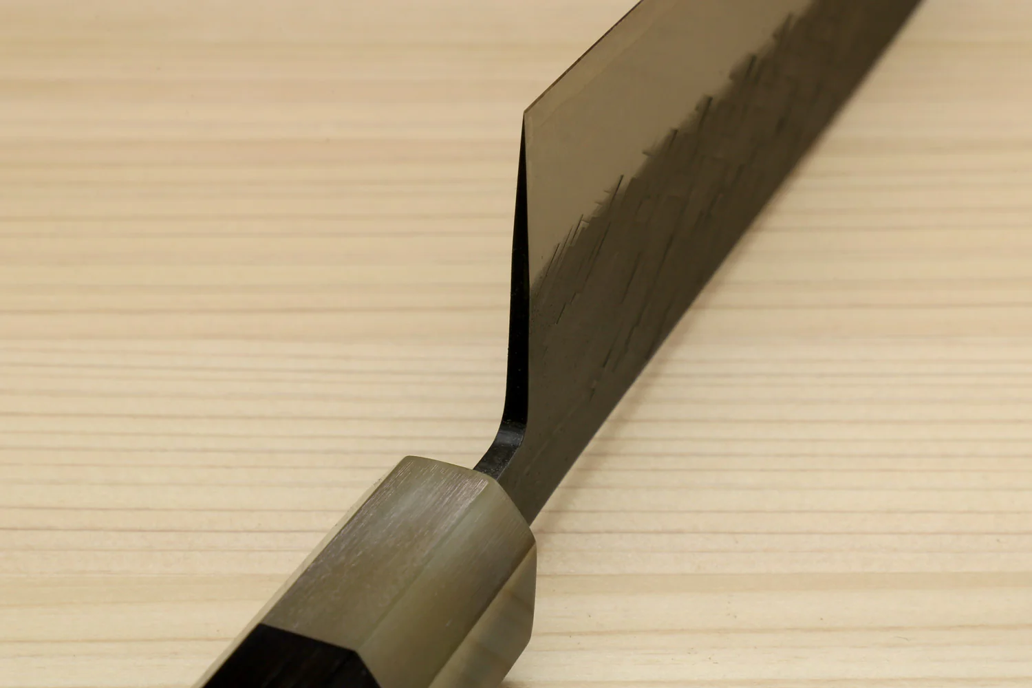 Yoshihiro Kurouchi Stainless Clad Nashiji High Performance SLD Kiritsuke Multipurpose Knife - Image 5