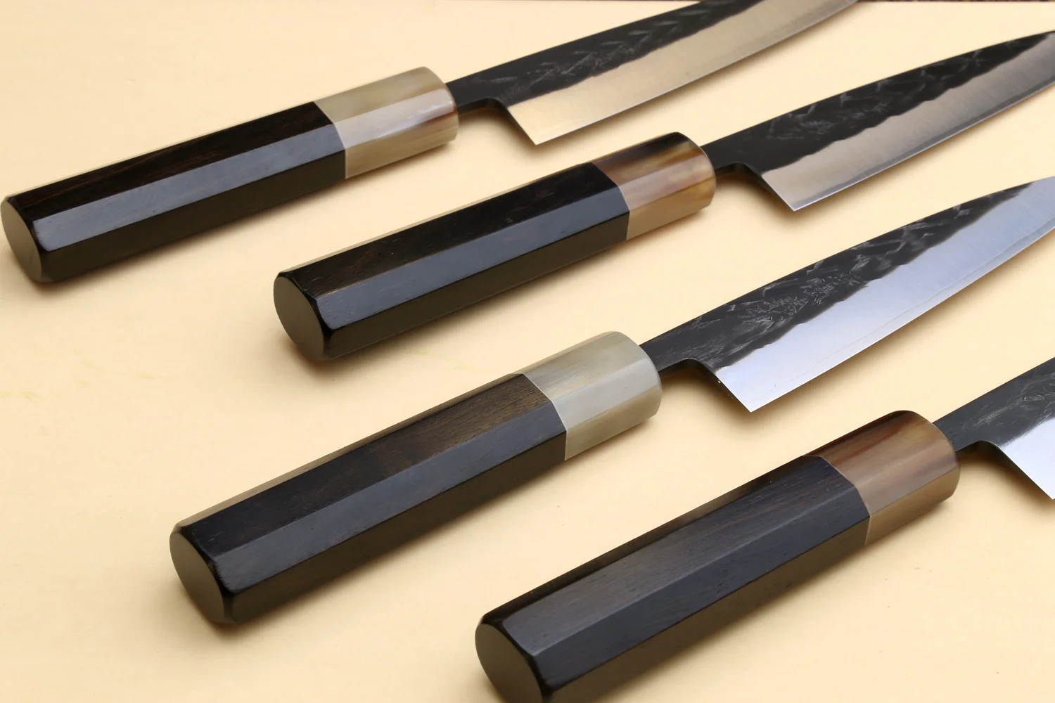 Yoshihiro Kurouchi Stainless Clad Nashiji High Performance SLD Petty Utility Knife - Image 7