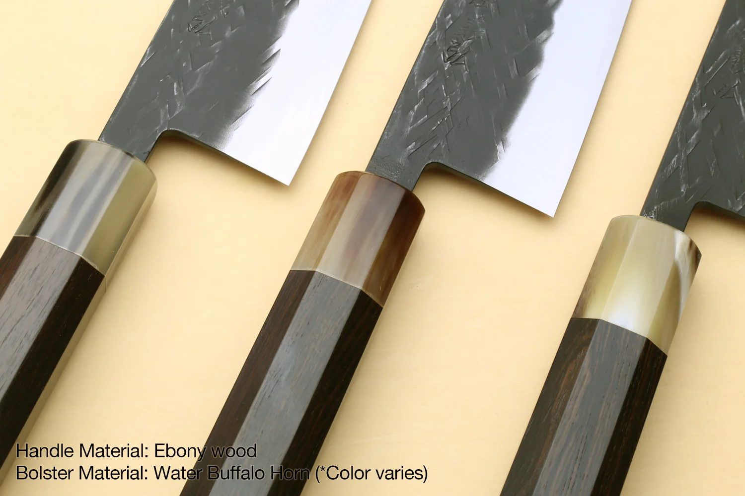 Yoshihiro Kurouchi Stainless Clad Nashiji High Performance SLD Santoku Multipurpose Knife - Image 4