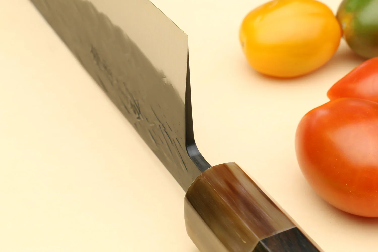 Yoshihiro Kurouchi Stainless Clad Nashiji High Performance SLD Santoku Multipurpose Knife - Image 8