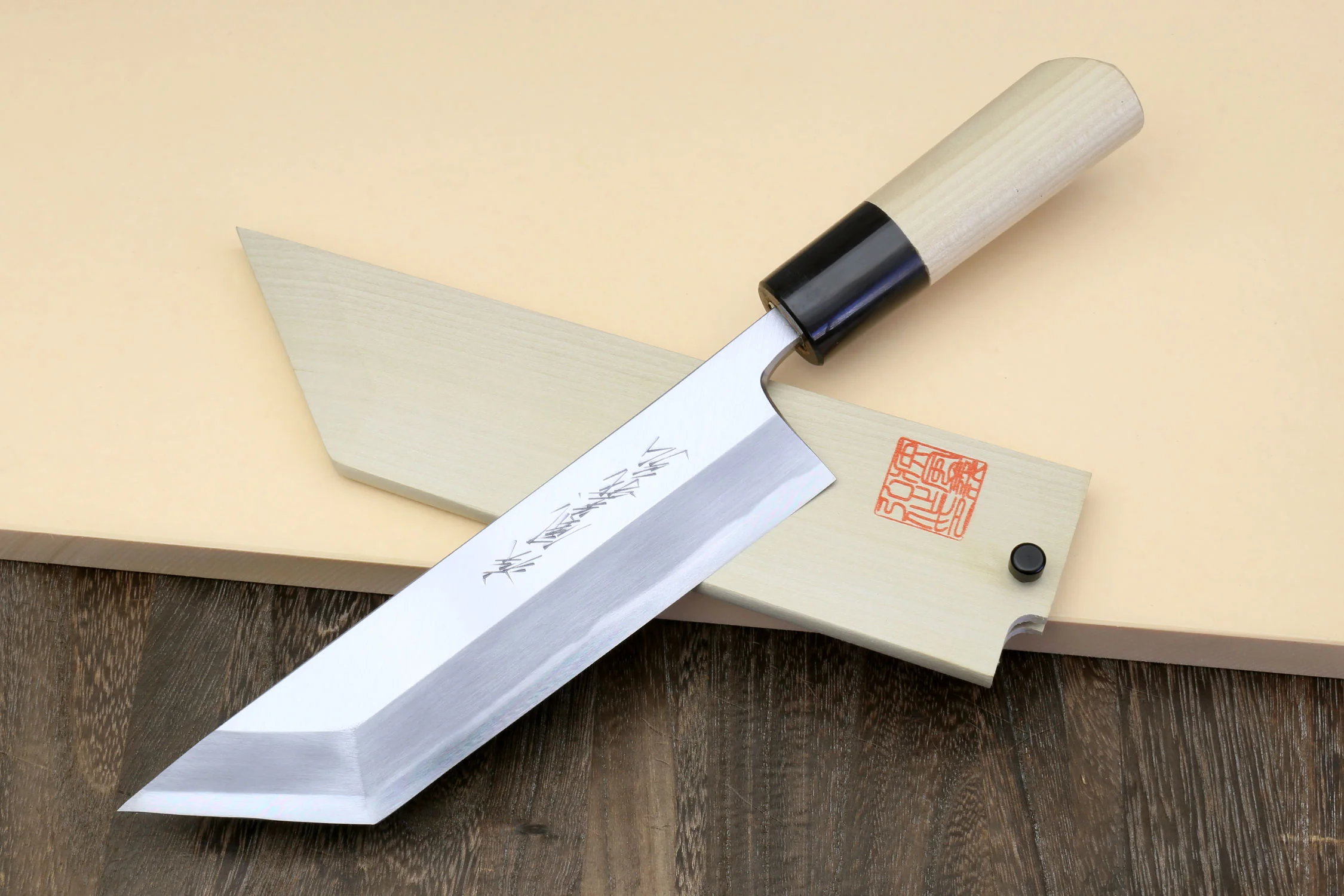 Yoshihiro Left Handed Kasumi White Steel Edosaki Eel Filet knife - Image 9