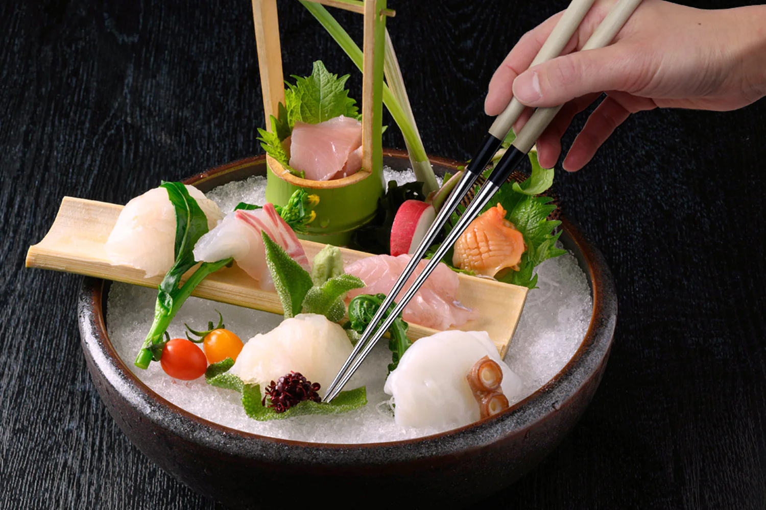 Yoshihiro Moribashi Chopsticks Japanese Sushi Chefs Traditional Garnishing Plating Tweezers Magnolia Handle (Type A) - Image 5