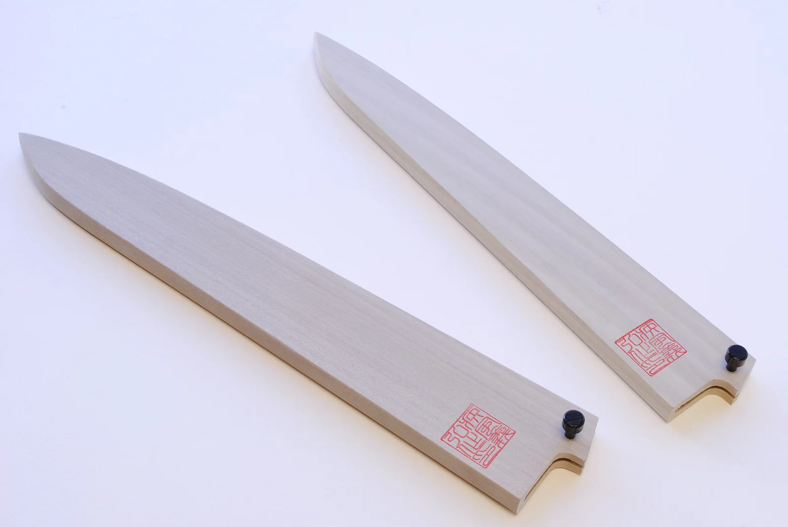 Yoshihiro Natural Magnolia Wood Saya Cover Blade Protector for Sujihiki Slicer - Image 3