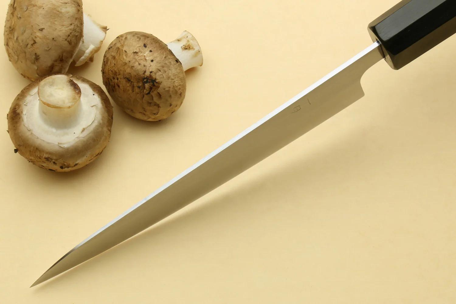 Yoshihiro White Steel #1 Stainless Clad Petty Utility Knife with Rosewood Handle - Image 6