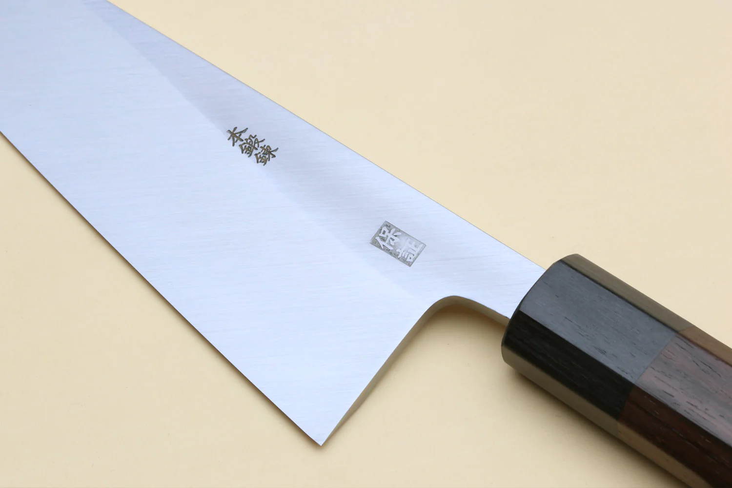 Yoshihiro Hongasumi Blue Steel #2 Garasuki Traditional Japanese Poultry Boning Knife Rosewood Handle - Image 7
